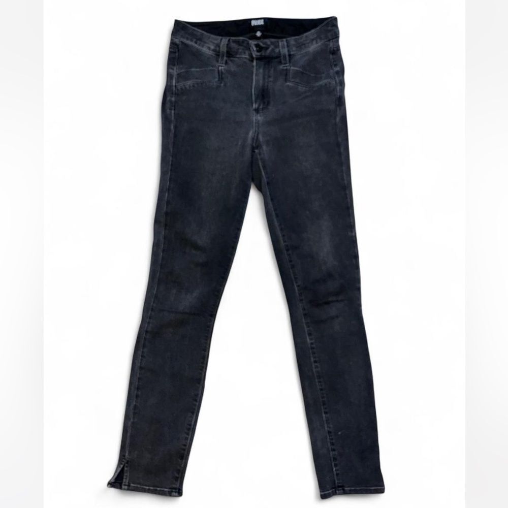 PAIGE size 26 skinny jeans dark grey